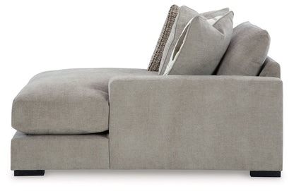 Aslan Court - Pebble - Raf Corner Chaise