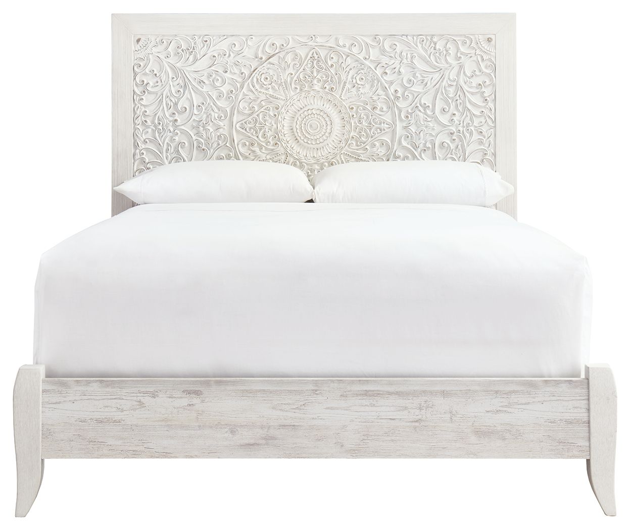 Paxberry - Queen Panel Headboard - Whitewash