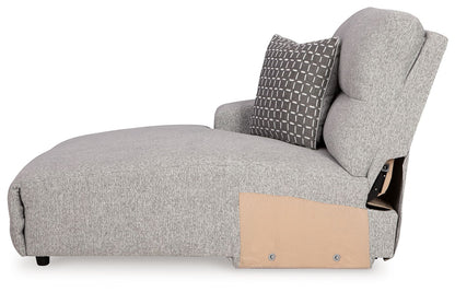 Acklen Place - Pewter - Laf Power Reclining Back Chaise
