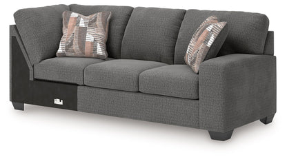 Clarington - RAF Sofa With Corner Wedge - Greystone