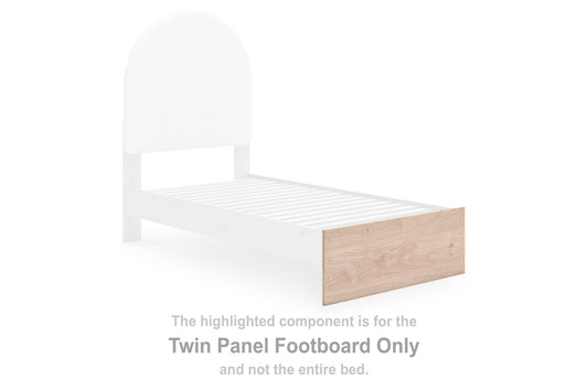 Arloster - Tan - Twin Panel Footboard