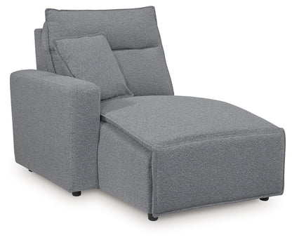 ModMax II - LAF Press Back Power Chaise - Salt And Pepper