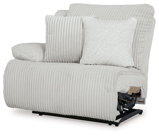 Top Tier - Alloy - Laf Zero Wall Power Recliner