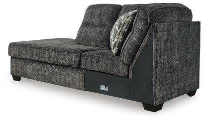 Lonoke - Laf Corner Chaise - Gunmetal