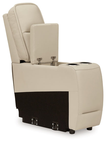 Double Deal - Console With Storage - Almond