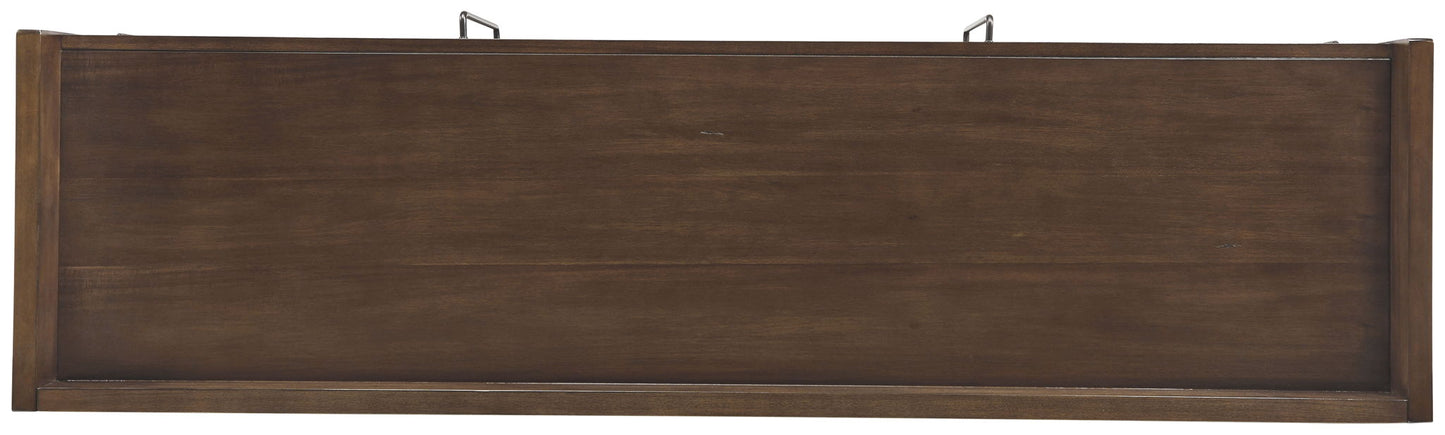 Starmore - XL TV Stand w/Fireplace Option - Brown