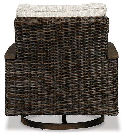 Paradise Trail - Medium Brown - Swivel Lounge Chair (Set of 2)