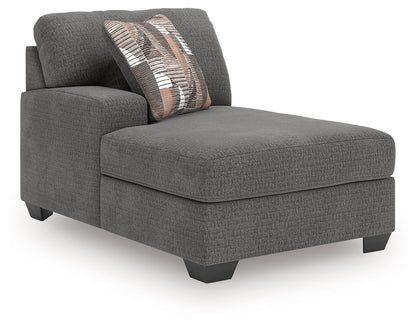 Clarington - LAF Corner Chaise - Greystone