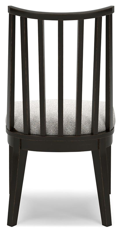 Galliden - Black - Dining Upholstered Side Chair (Set of 2)
