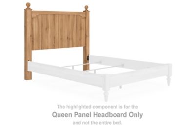 Aleaport - Warm Brown - Queen Panel Headboard