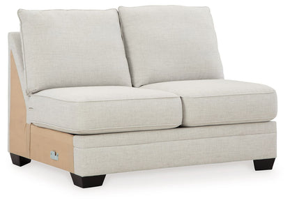 Huntsworth - Armless Loveseat - Dove Gray