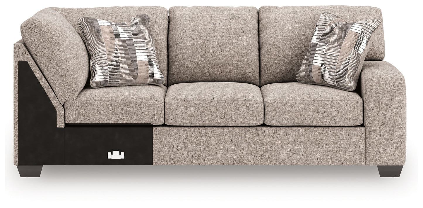 Newellen - RAF Sofa With Corner Wedge - Beige