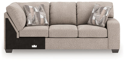 Newellen - RAF Sofa With Corner Wedge - Beige