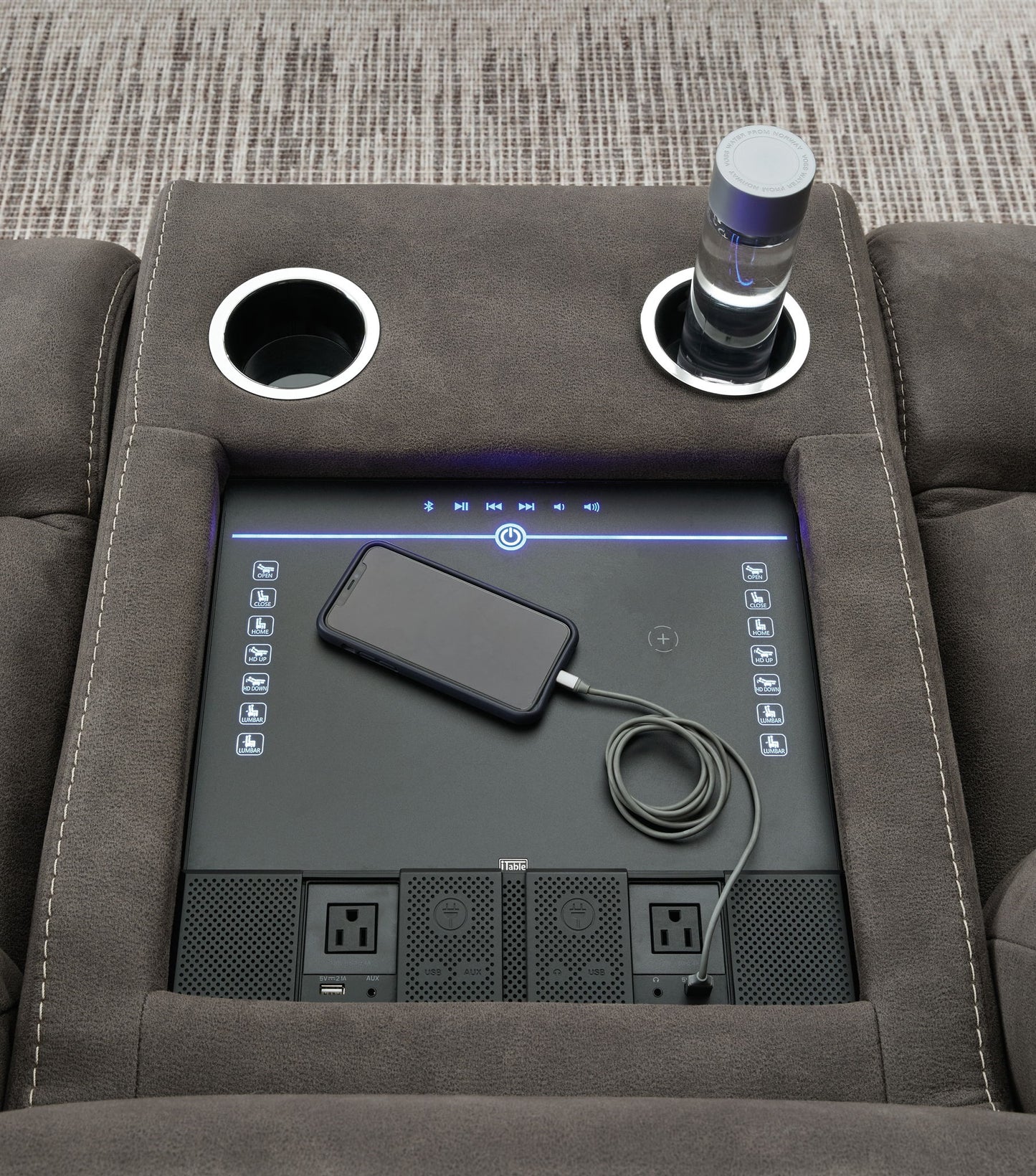 Hoopster - Console With Touchscreen - Gunmetal