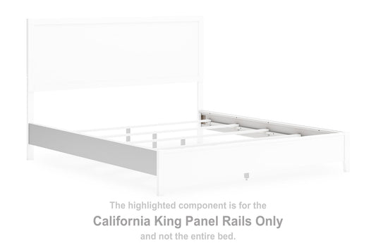 Binterglen - California King Panel Rails - White