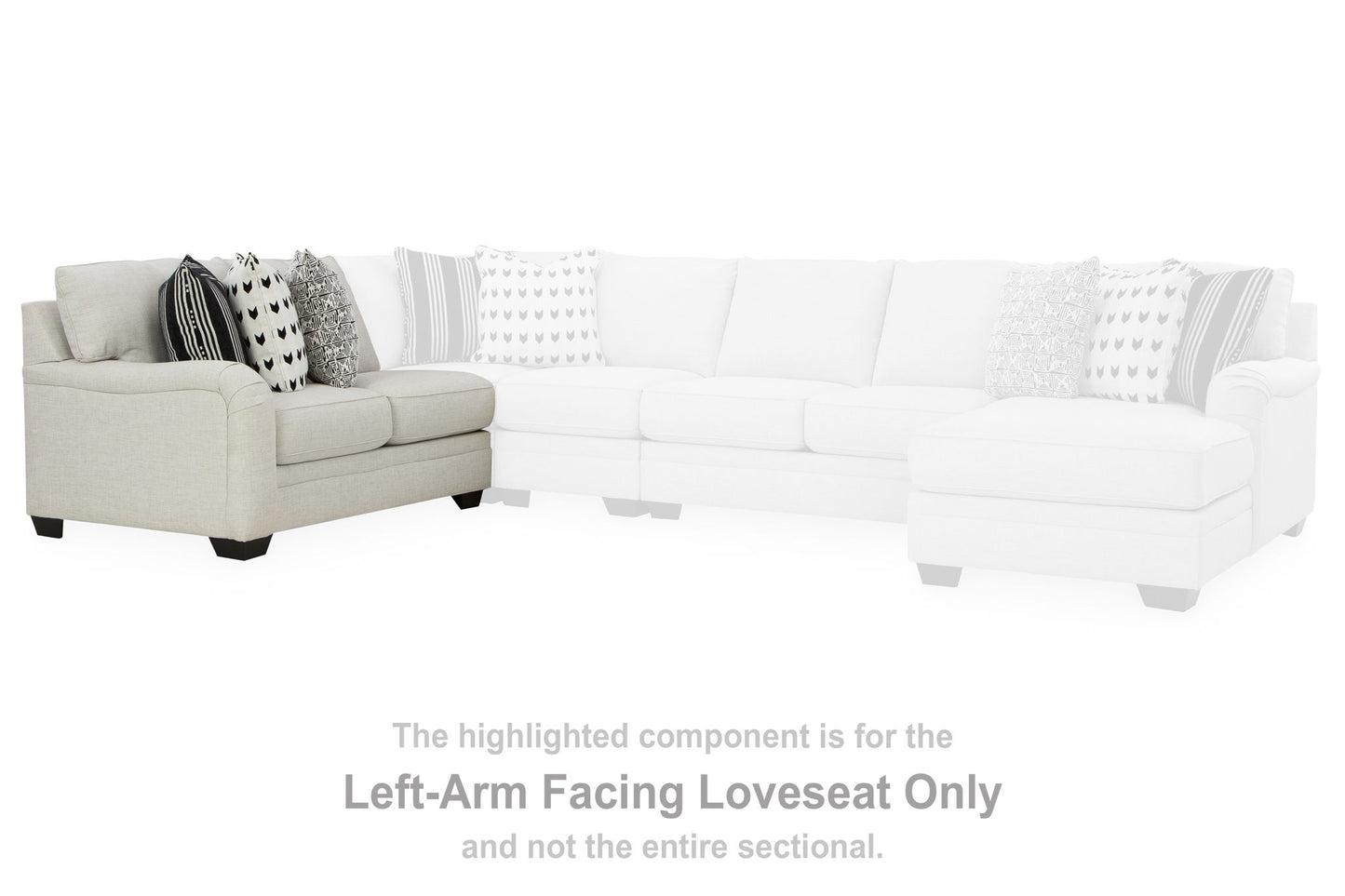 Huntsworth - Laf Loveseat - Dove Gray