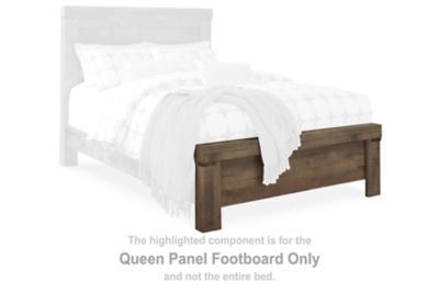 Trinell - Brown - Queen Panel Footboard - Chunky Style
