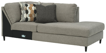 Santasia - RAF Corner Chaise - Gray Dark