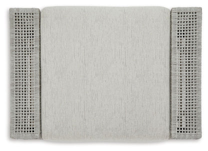Seton Creek - Gray - Ottoman With Cushion