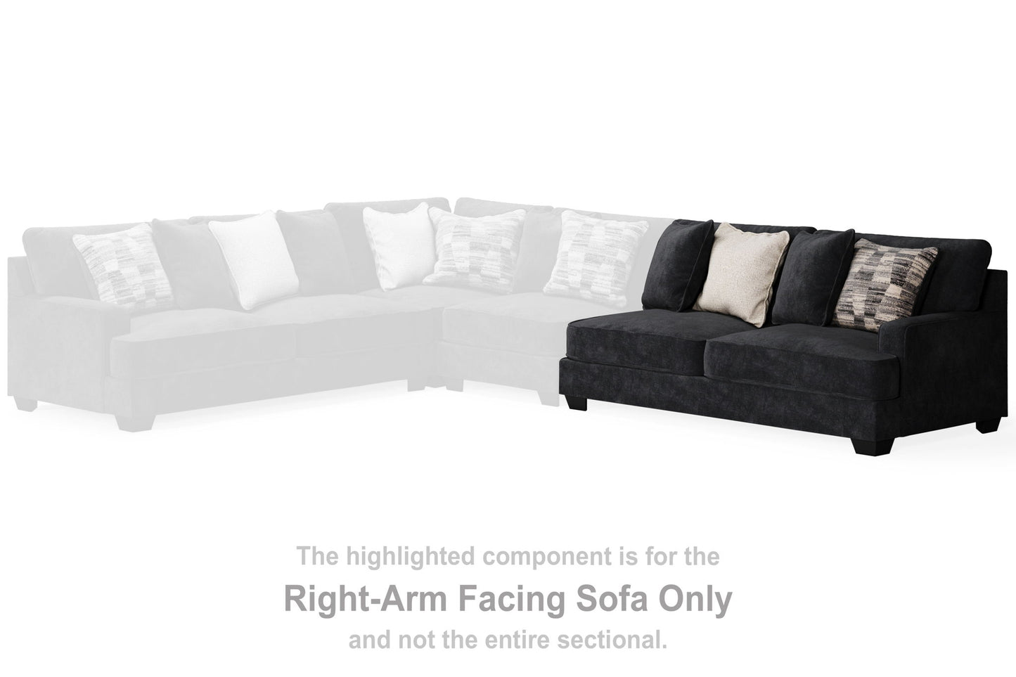 Lavernett - RAF Sofa - Charcoal