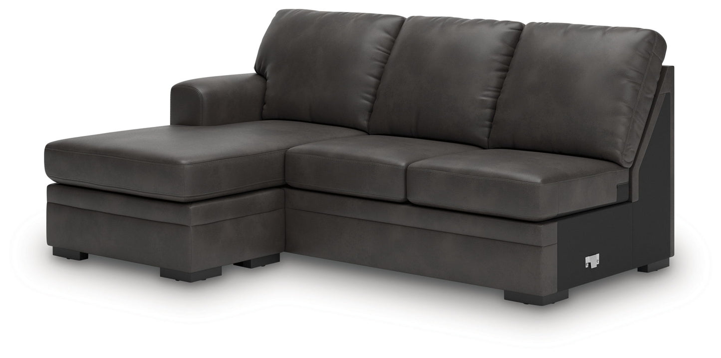 Lofton-Pike - LAF Sofa Chaise - Shadow