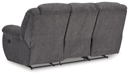 Foreside - Reclining Sofa - Charcoal