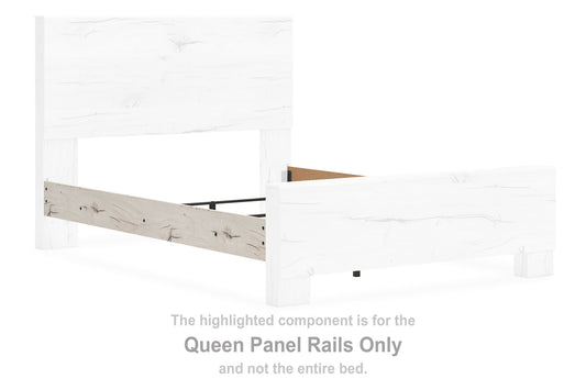 Lawroy - Queen Panel Rails - Light Natural