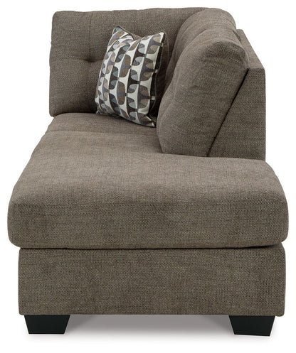 Mahoney - Raf Corner Chaise - Chocolate