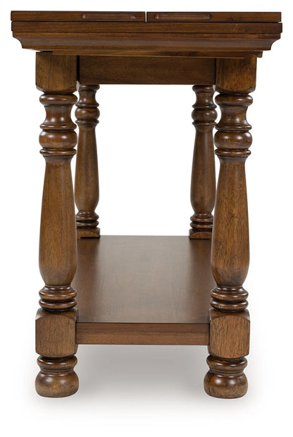Sturlayne - Flip Top Sofa Table - Brown