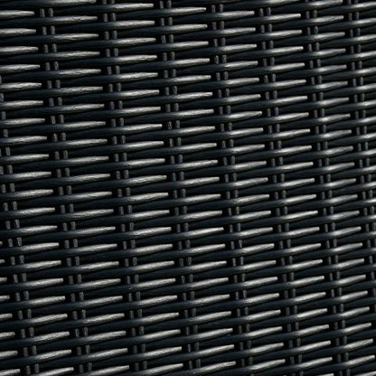 Beachcroft - Curved Corner Chair With Cushion - Black / Light Gray