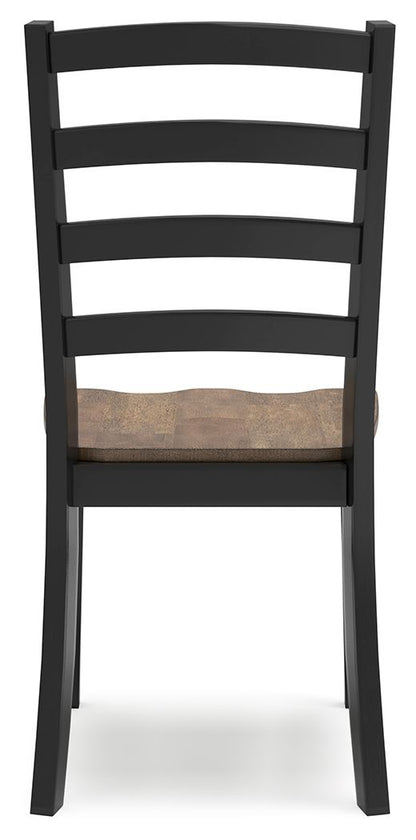 Wildenauer - Brown / Black - Dining Room Side Chair (Set of 2)