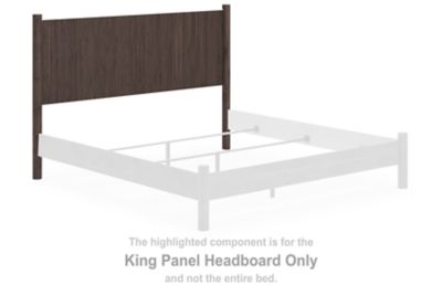 Pamytta - King Panel Headboard - Brown