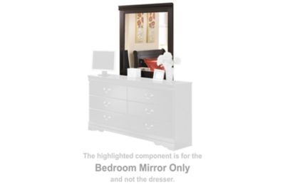Huey Vineyard - Bedroom Mirror - Black