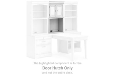 Kanwyn - Door Hutch - Whitewash