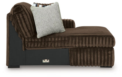 Midnight-Madness - RAF Corner Chaise - Chocolate