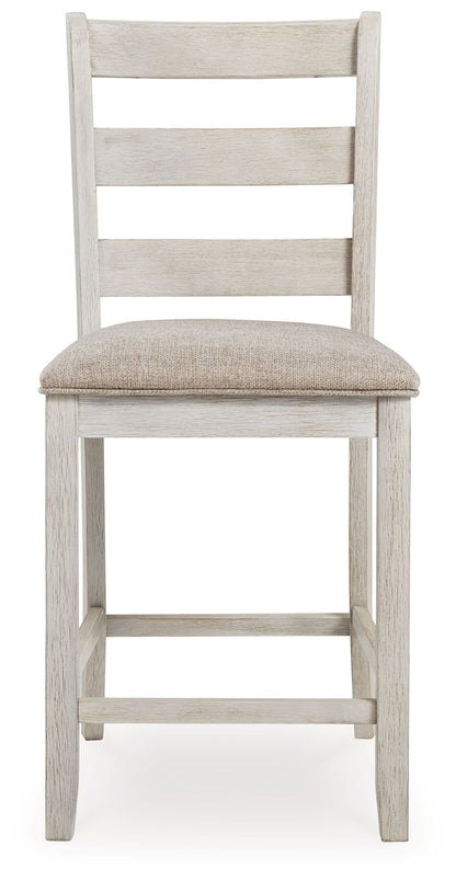 Skempton - Upholstered Barstool (Set of 2) - White
