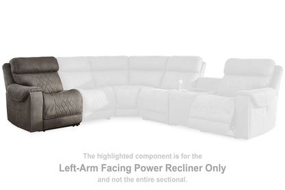 Hoopster - Laf Zero Wall Power Recliner - Gunmetal