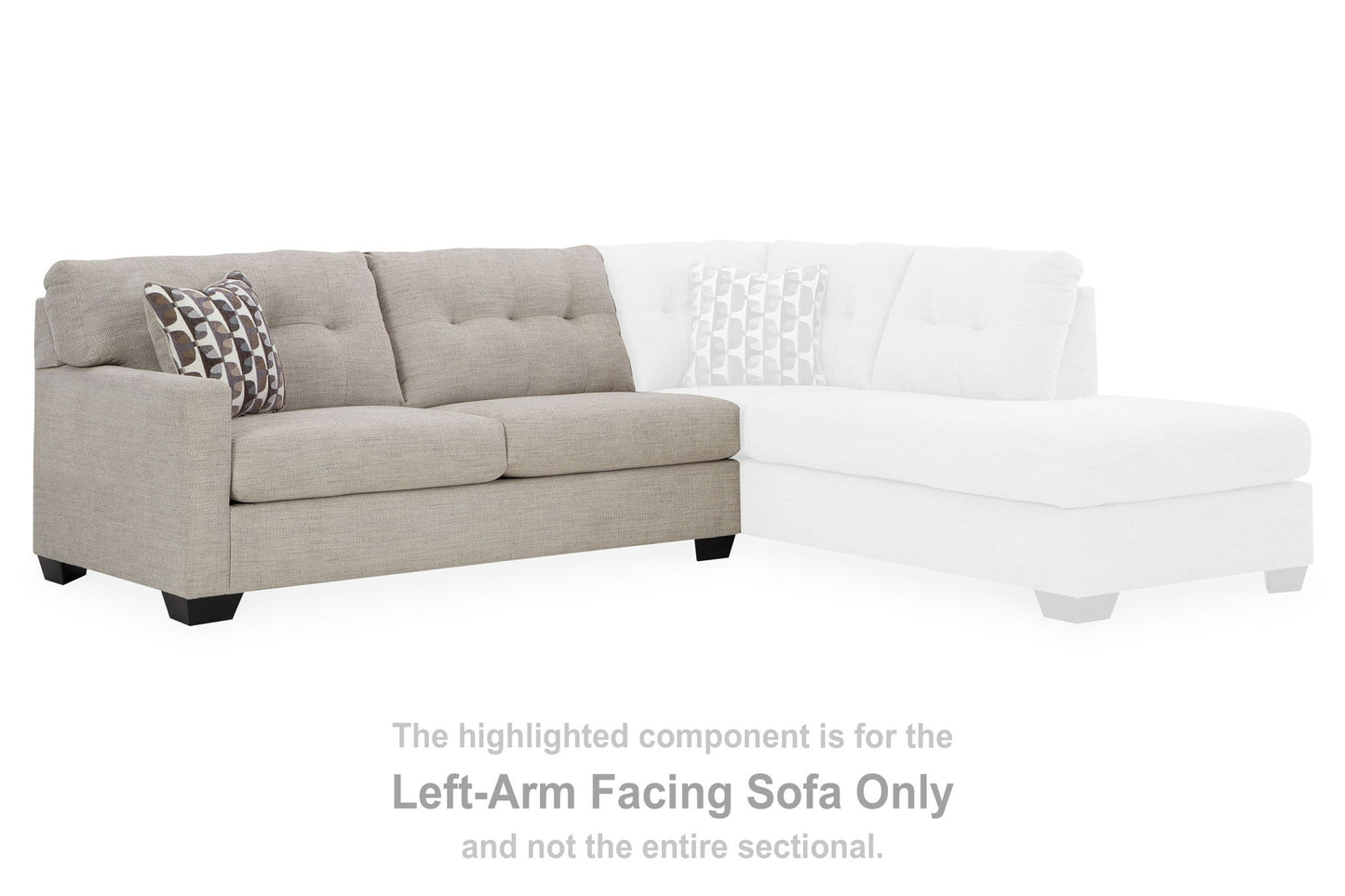 Mahoney - Laf Sofa - Pebble