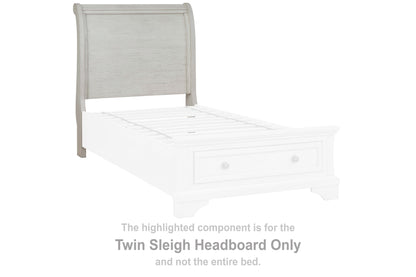 Robbinsdale - Twin Sleigh Headboard - Antique White