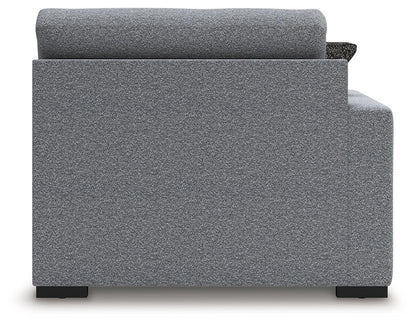 Bealton - LAF Corner Chaise - Salt And Pepper