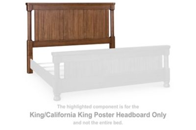 Rowlenstown - King/California King Poster Headboard - Brown