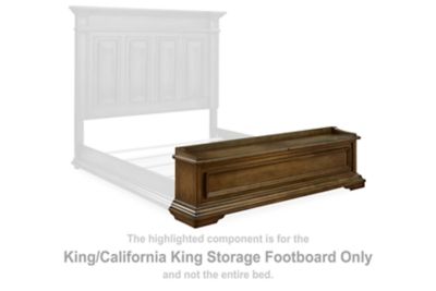 Frantanna - King/California King Storage Footboard - Brown