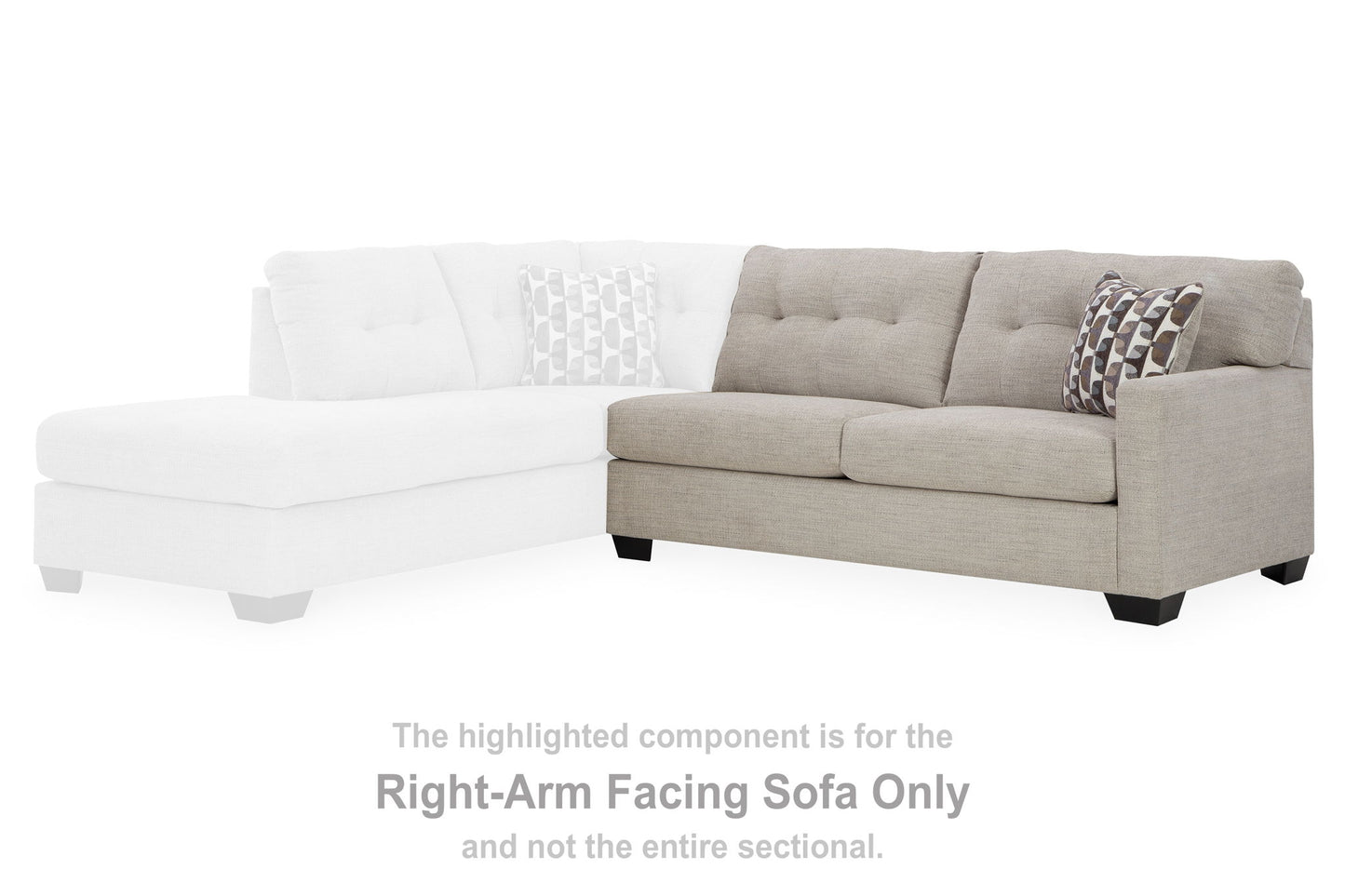 Mahoney - Raf Sofa - Pebble