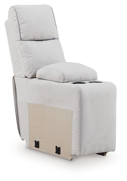 Social Pointe - Console With Storage - Pearl / Ash