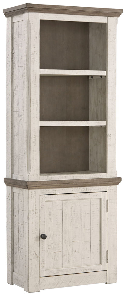 Havalance - Right Pier Cabinet - Brown / Beige