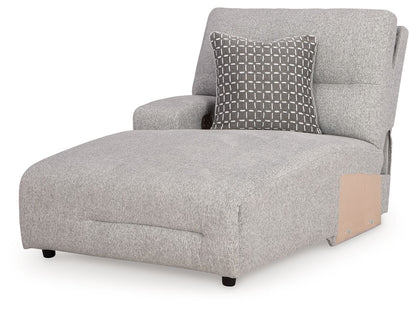 Acklen Place - Pewter - Laf Power Reclining Back Chaise