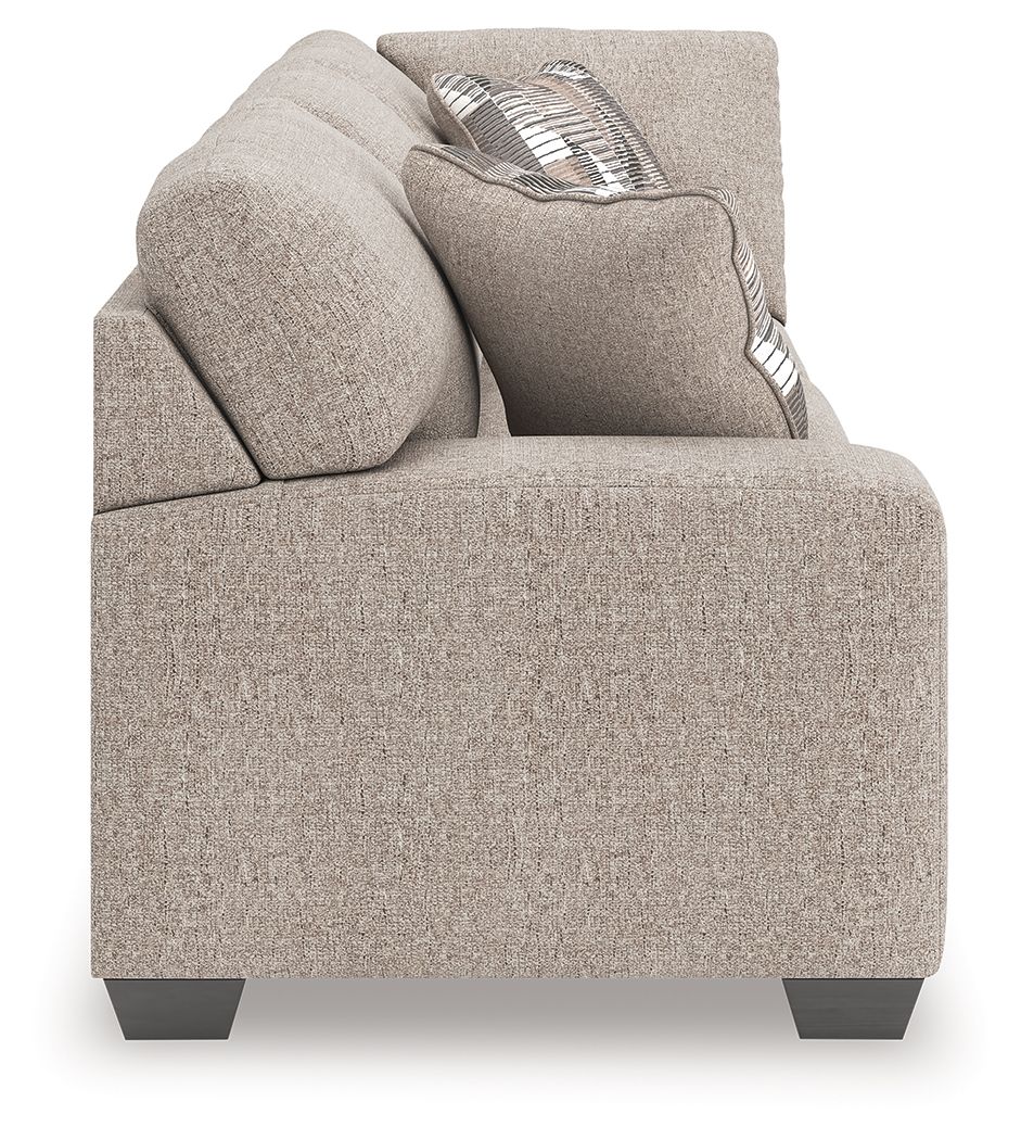 Newellen - LAF Sofa With Corner Wedge - Beige