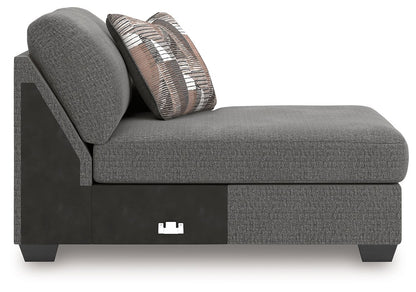 Clarington - RAF Corner Chaise - Greystone