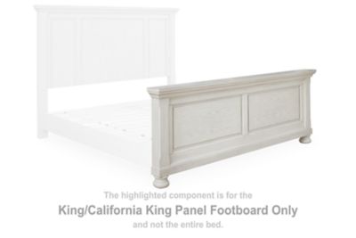 Robbinsdale - King/Cal King Panel Footboard - Antique White