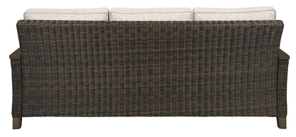 Paradise Trail - Medium Brown - Sofa with Cushion